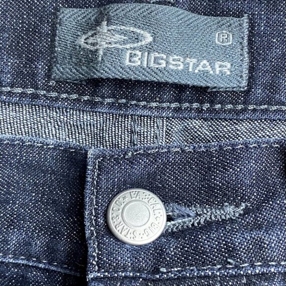 Big Star Dark Wash High Rise Flare Leg Jeans 31 - Picture 6 of 14